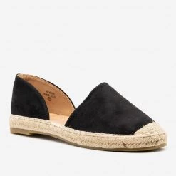 Bella Marie Faux Suede Espadrille Flats