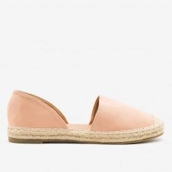 Bella Marie Faux Suede Espadrille Flats