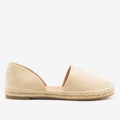 Bella Marie Faux Suede Espadrille Flats