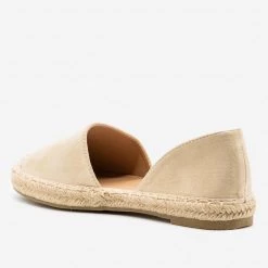 Bella Marie Faux Suede Espadrille Flats