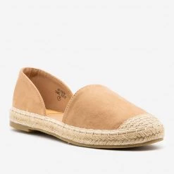Bella Marie Faux Suede Espadrille Flats