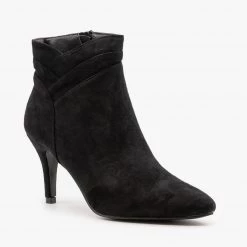 Forever Newest Arrivals Fishtail Side Stiletto Booties