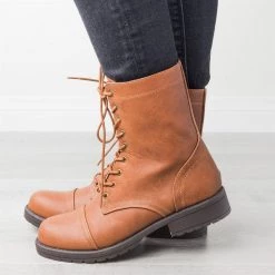 Via Pinky Fitted Combat Boot Newest Arrivals