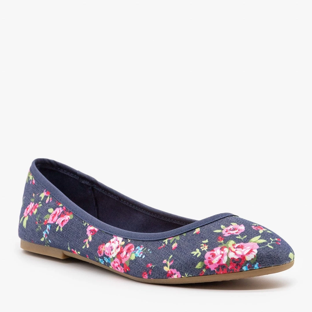 Bamboo Shoes Floral Ballet Flats Newest Arrivals 2 Bamboo Shoes Floral Ballet Flats Newest Arrivals