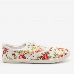 Refresh Floral Canvas Sneakers Newest Arrivals