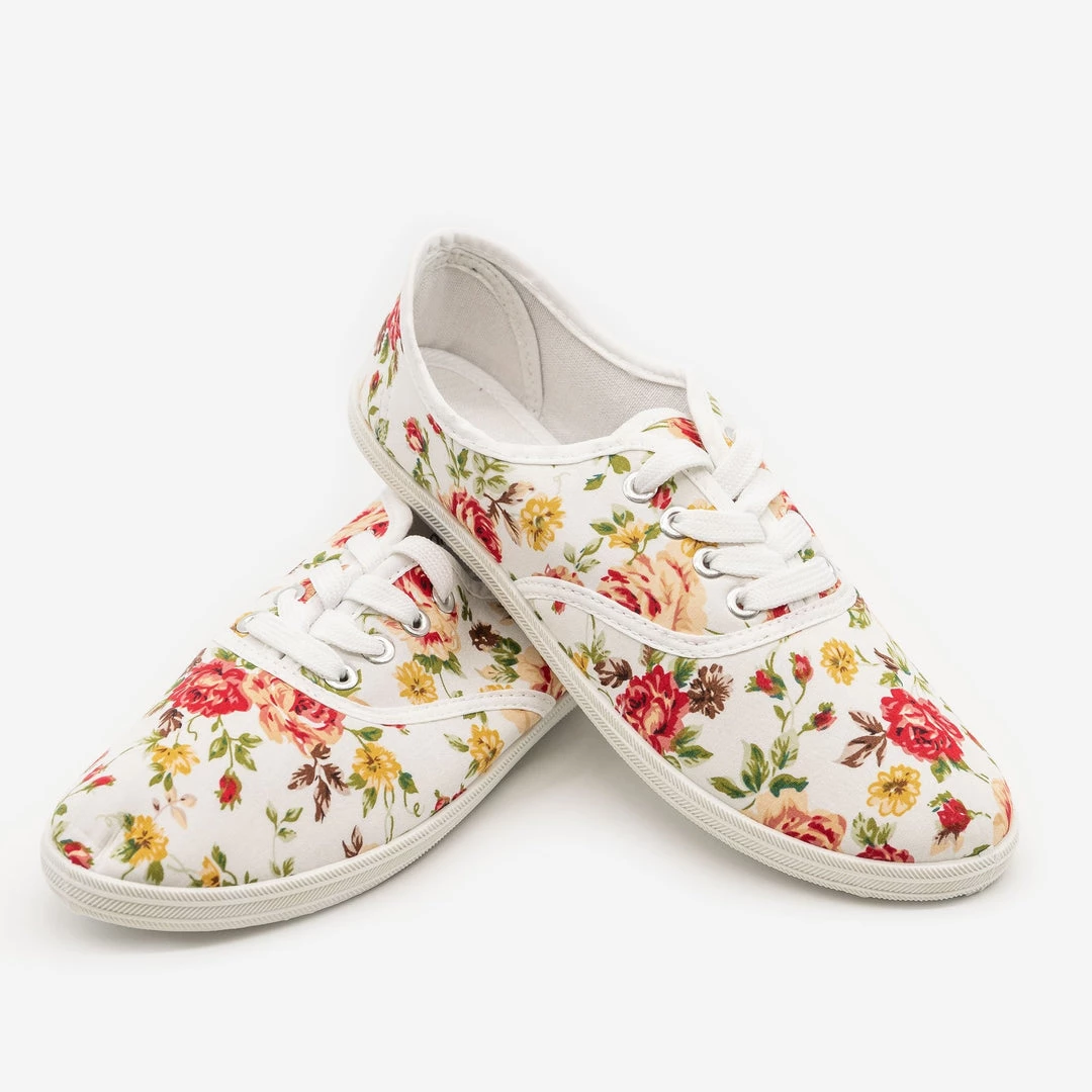Refresh Floral Canvas Sneakers Newest Arrivals 4 Refresh Floral Canvas Sneakers Newest Arrivals