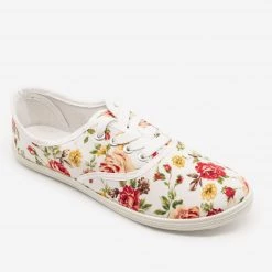 Refresh Floral Canvas Sneakers Newest Arrivals