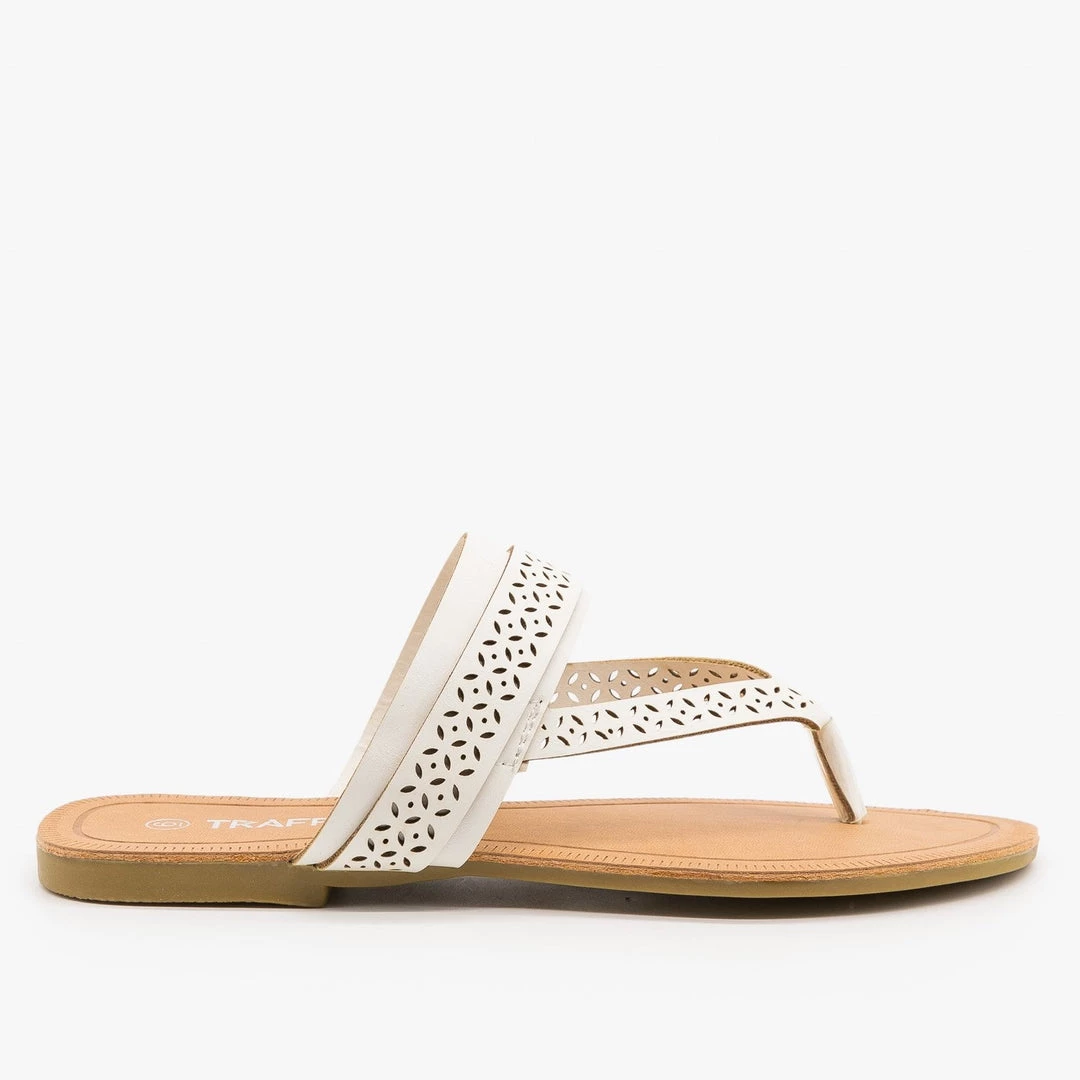 Traffic Shoes Floral Design Faux Leather Sandals Newest Arrivals 5 Traffic Shoes Floral Design Faux Leather Sandals Newest Arrivals