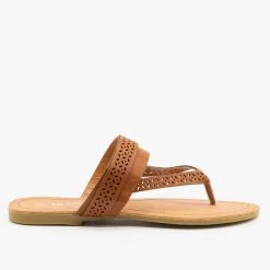 Traffic Shoes Floral Design Faux Leather Sandals Newest Arrivals