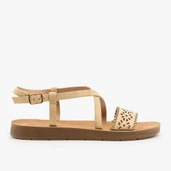 Montecucco Flower Cutout Strappy Sandals Newest Arrivals