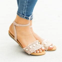Refresh Frayed Edge Pearl Sandals Newest Arrivals 10 Refresh Frayed Edge Pearl Sandals Newest Arrivals