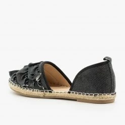 Betani Frilly Espadrille Trim Flats 16 Betani Frilly Espadrille Trim Flats