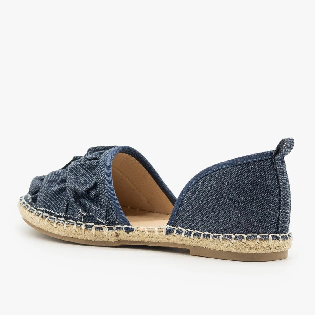 Betani Frilly Espadrille Trim Flats 11 Betani Frilly Espadrille Trim Flats
