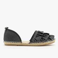 Betani Frilly Espadrille Trim Flats 17 Betani Frilly Espadrille Trim Flats