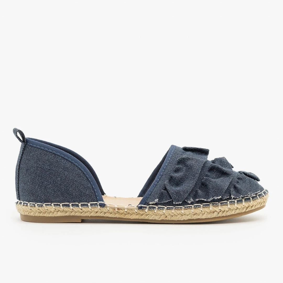 Betani Frilly Espadrille Trim Flats 12 Betani Frilly Espadrille Trim Flats