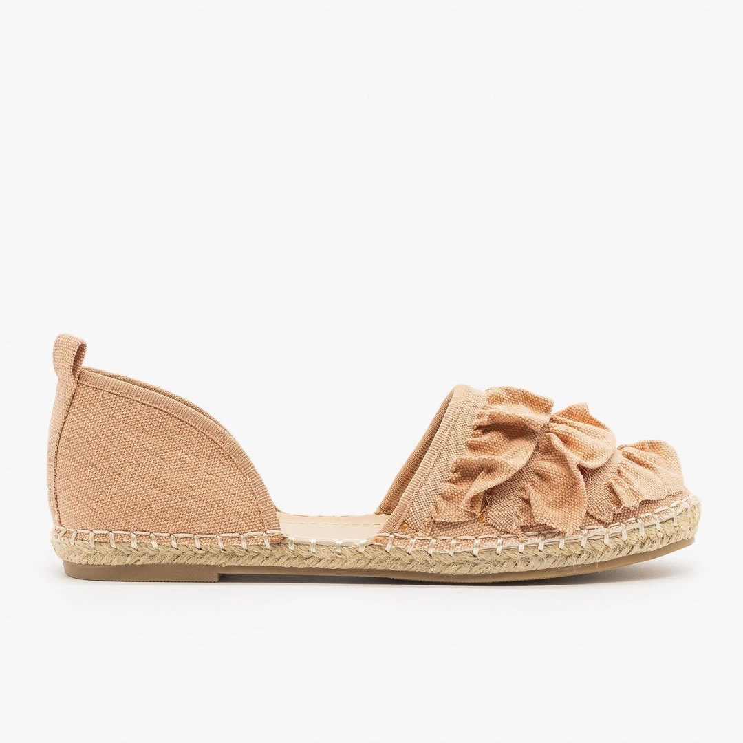 Betani Frilly Espadrille Trim Flats 3 Betani Frilly Espadrille Trim Flats