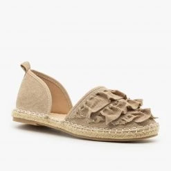 Betani Frilly Espadrille Trim Flats 18 Betani Frilly Espadrille Trim Flats