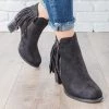Via Pinky Fringe Chunky Heel Booties Newest Arrivals