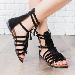 Forever Fringe Gladiator Sandals Newest Arrivals