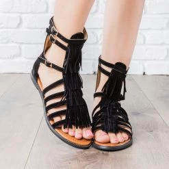 Forever Fringe Gladiator Sandals Newest Arrivals