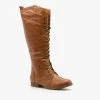 Papaya Shoes Front Laced Riding Boots FINAL SALE