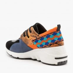 La Sheelah Shoes Retro Animal Print Chunky Sneakers Newest Arrivals