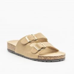 Bamboo Shoes Newest Arrivals Fun Double Buckle Fashion Sandals