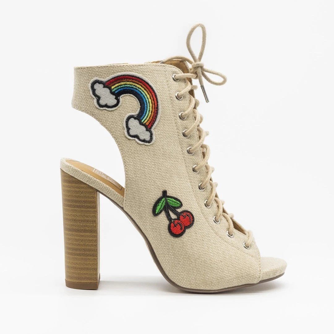 Speedlimit 98 Shoes Fun Lace-Up Peep-Toe Heels Newest Arrivals 2 Speedlimit 98 Shoes Fun Lace-Up Peep-Toe Heels Newest Arrivals