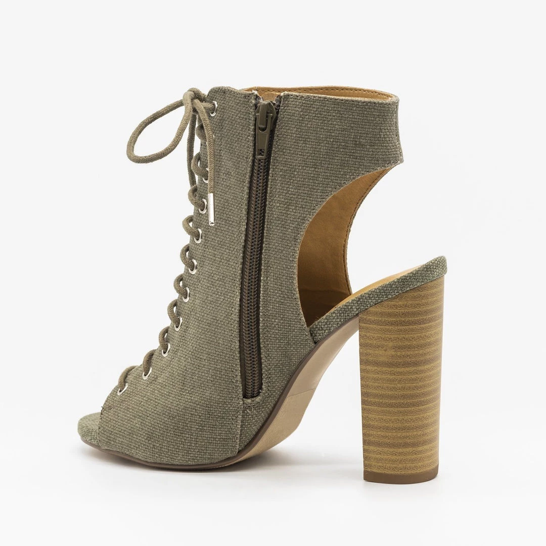 Speedlimit 98 Shoes Fun Lace-Up Peep-Toe Heels Newest Arrivals 7 Speedlimit 98 Shoes Fun Lace-Up Peep-Toe Heels Newest Arrivals