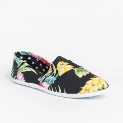 Delicious Shoes Newest Arrivals Fun Printed Casual Slip-On Flats