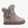 Bamboo Fur Cuffed Comfort Booties FINAL SALE Newest Arrivals