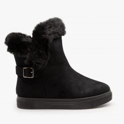 Bamboo Fur Cuffed Comfort Booties FINAL SALE Newest Arrivals