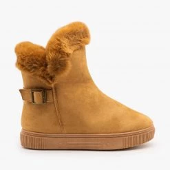 Bamboo Fur Cuffed Comfort Booties FINAL SALE Newest Arrivals