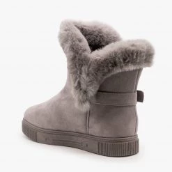 Bamboo Fur Cuffed Comfort Booties FINAL SALE Newest Arrivals
