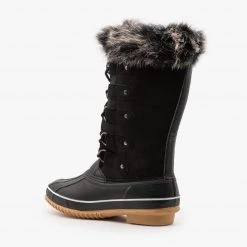 Weeboo Newest Arrivals Fur Cuffed Duck Snow Boots FINAL SALE
