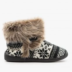 Via Pinky Fur Cuffed Sweater Booties Newest Arrivals