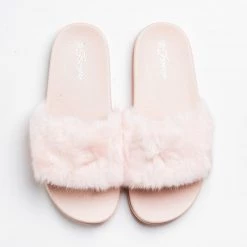 Forever Fuzzy Fashion Slides