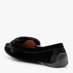 Forever Fuzzy Velvet Loafer Flats Newest Arrivals