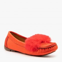 Forever Fuzzy Velvet Loafer Flats Newest Arrivals