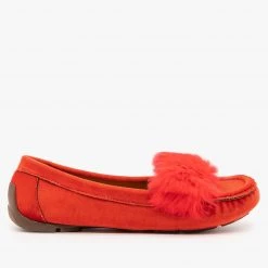 Forever Fuzzy Velvet Loafer Flats Newest Arrivals