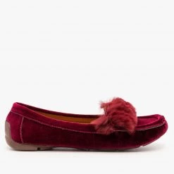 Forever Fuzzy Velvet Loafer Flats Newest Arrivals