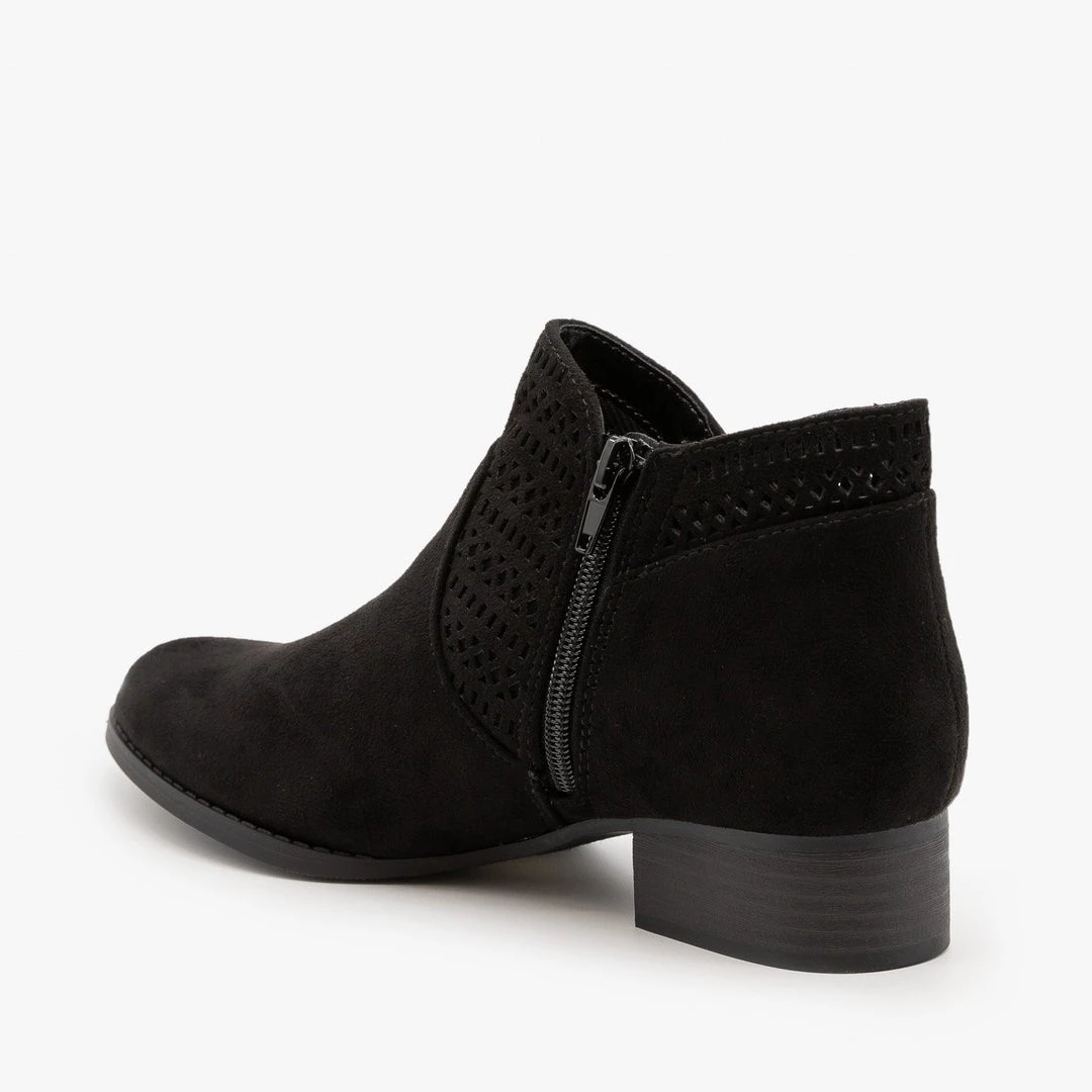 City Classified Shoes Newest Arrivals Geometric Design Ankle Bootie 2 City Classified Shoes Newest Arrivals Geometric Design Ankle Bootie