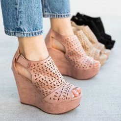 Refresh Geometric Laser Cut Platform Wedges