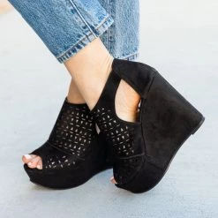Refresh Geometric Laser Cut Platform Wedges