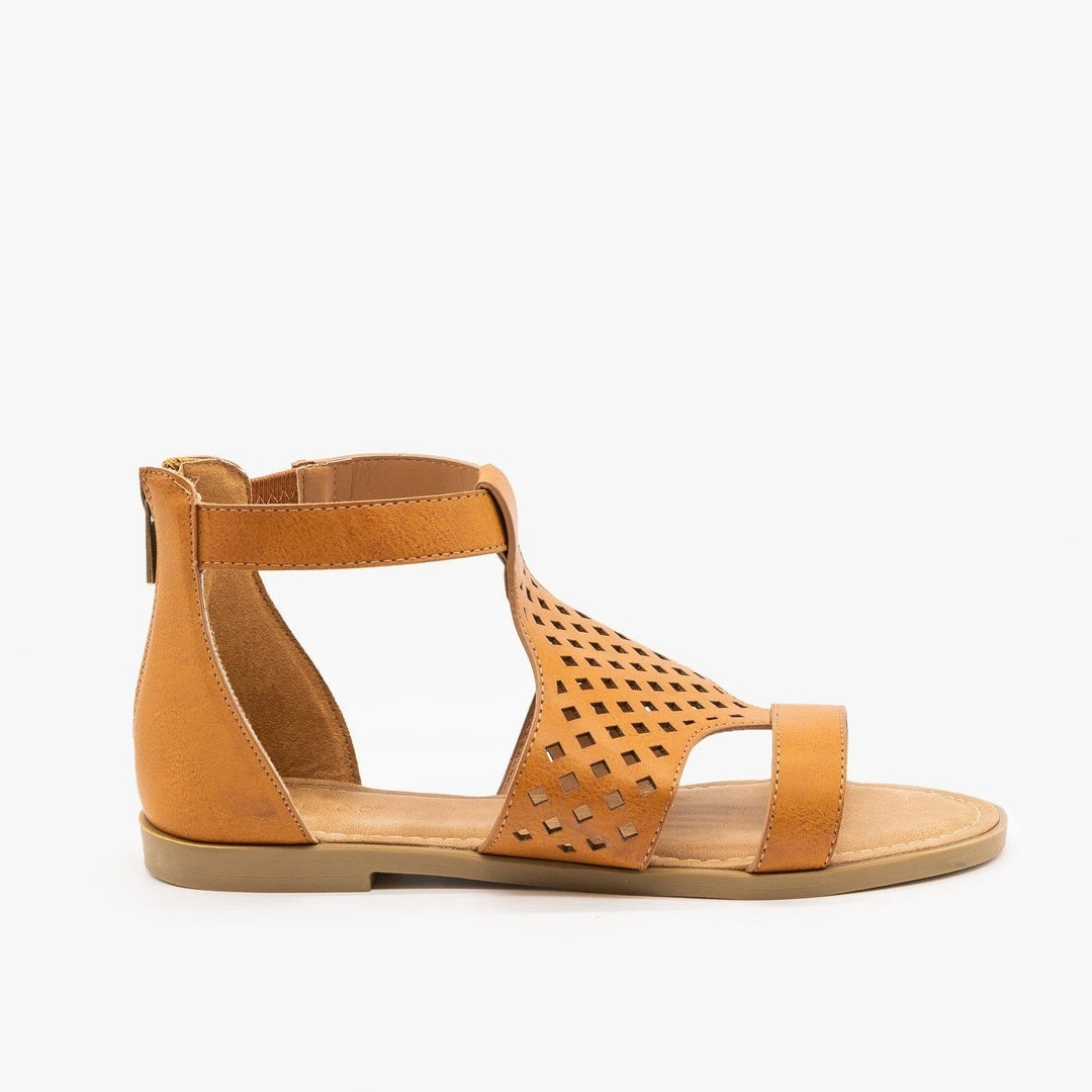 Bamboo Geometric Laser Cut Sandals Newest Arrivals 1 Bamboo Geometric Laser Cut Sandals Newest Arrivals