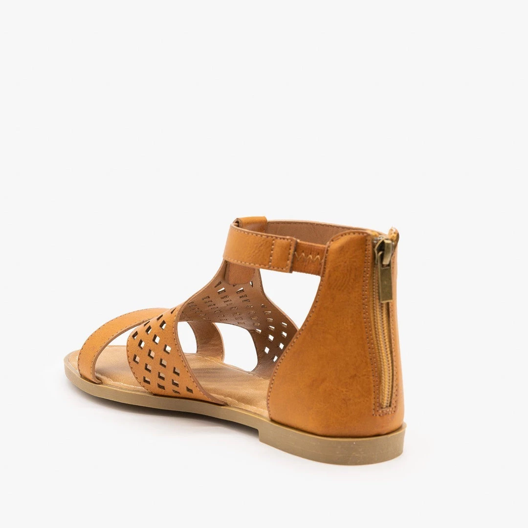 Bamboo Geometric Laser Cut Sandals Newest Arrivals 2 Bamboo Geometric Laser Cut Sandals Newest Arrivals