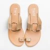 Tiara Shoes Newest Arrivals Giant Ring Toe Hold Sandals