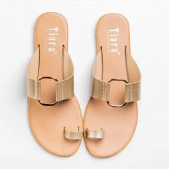 Tiara Shoes Newest Arrivals Giant Ring Toe Hold Sandals
