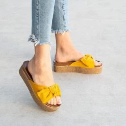 Forever Girly Bow Espadrille Platform