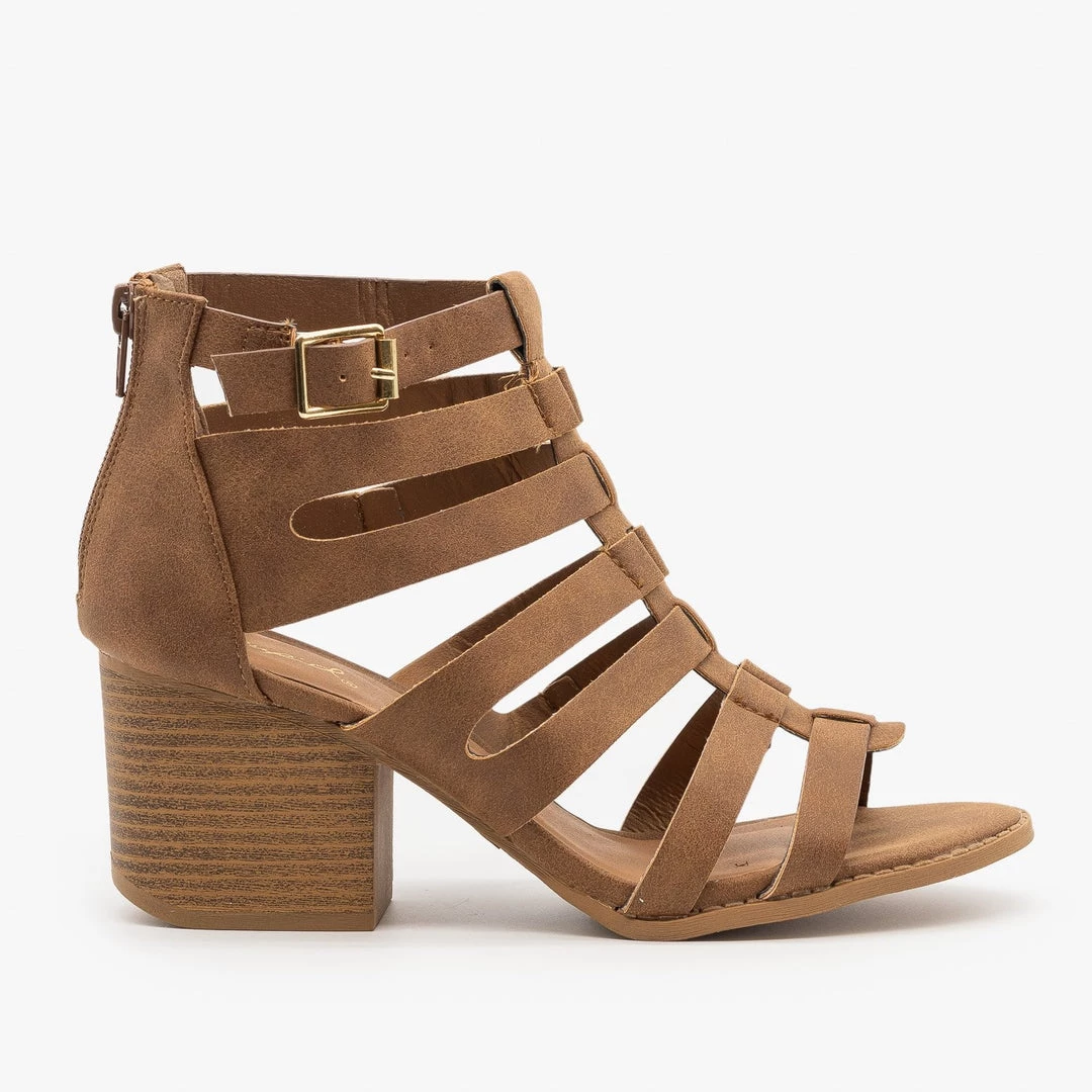 Qupid Shoes Gladiator Chunky Heels Newest Arrivals 7 Qupid Shoes Gladiator Chunky Heels Newest Arrivals